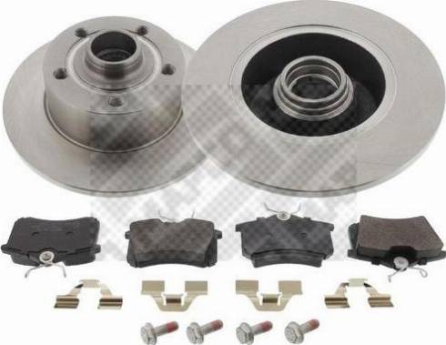 Mapco 47866 - Kit freno, Freno a disco www.autoricambi360.it