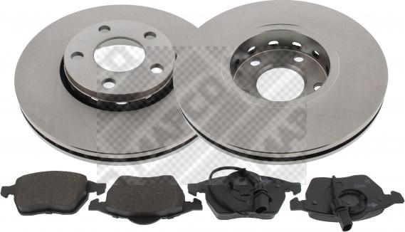 Mapco 47860 - Kit freno, Freno a disco www.autoricambi360.it