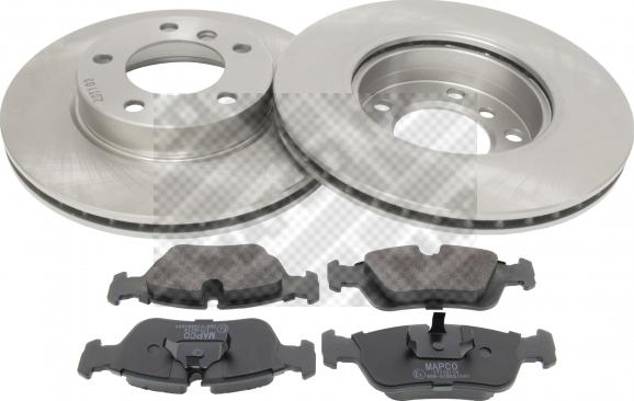 Mapco 47881 - Kit freno, Freno a disco www.autoricambi360.it