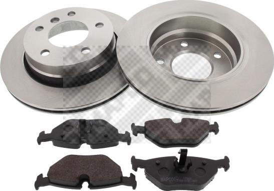 Mapco 47883 - Kit freno, Freno a disco www.autoricambi360.it