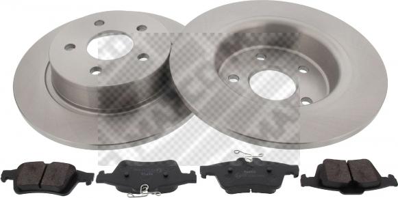 Mapco 47822 - Kit freno, Freno a disco www.autoricambi360.it