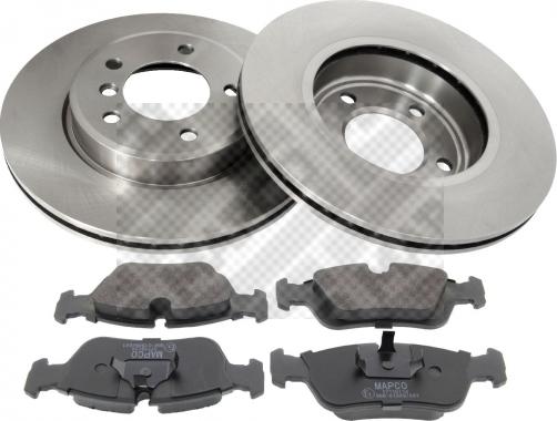 Mapco 47872 - Kit freno, Freno a disco www.autoricambi360.it