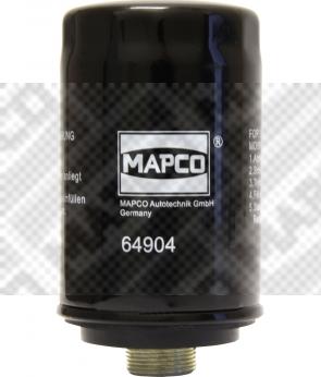 Mapco 64904 - Filtro olio www.autoricambi360.it