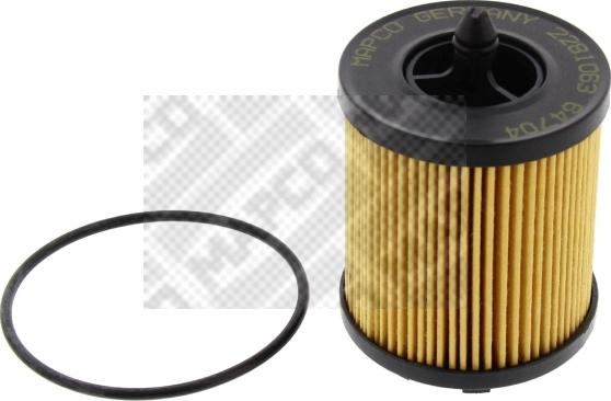Mapco 64704 - Filtro olio www.autoricambi360.it