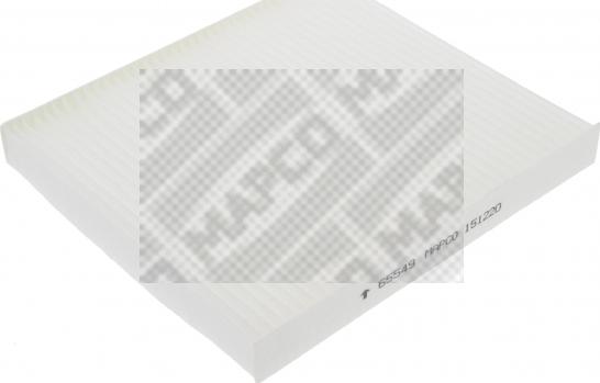 Mapco 65549 - Filtro, Aria abitacolo www.autoricambi360.it