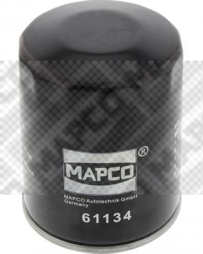 Mapco 61134 - Filtro olio www.autoricambi360.it