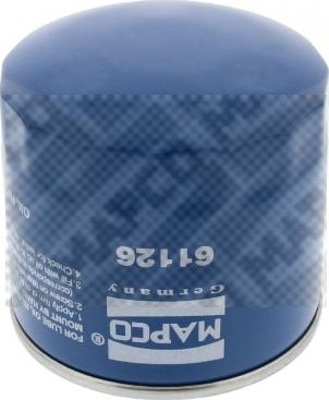 Mapco 61126 - Filtro olio www.autoricambi360.it