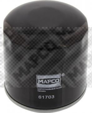 Mapco 61703 - Filtro olio www.autoricambi360.it