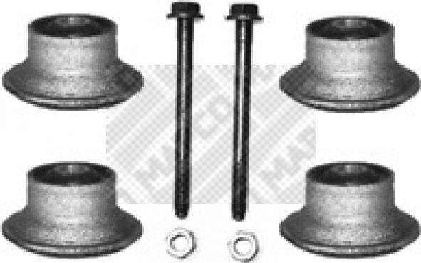 Mapco 33826/4 - Kit cuscinetti, Corpo assiale www.autoricambi360.it