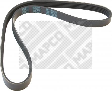 Mapco 250870 - Cinghia Poly-V www.autoricambi360.it