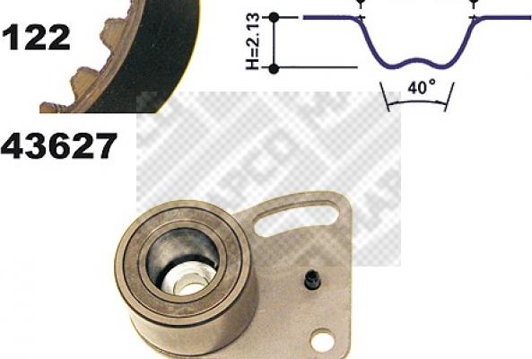 Mapco 23627 - Kit cinghie dentate www.autoricambi360.it
