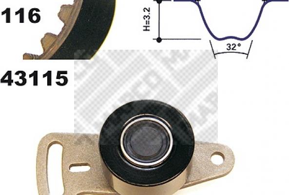 Mapco 23115 - Kit cinghie dentate www.autoricambi360.it