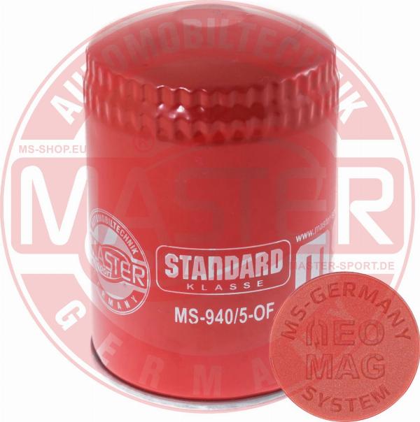MASTER-SPORT 940/5-OFMG-PCS-MS - Filtro olio www.autoricambi360.it