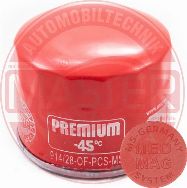 MASTER-SPORT 914/28-OFMG-PCS-MS - Filtro olio www.autoricambi360.it