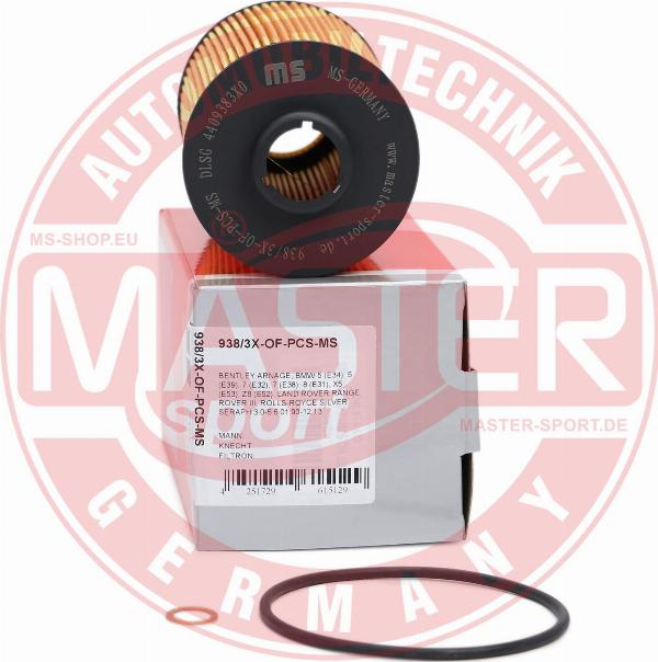 MASTER-SPORT 938/3X-OF-PCS-MS - Filtro olio www.autoricambi360.it