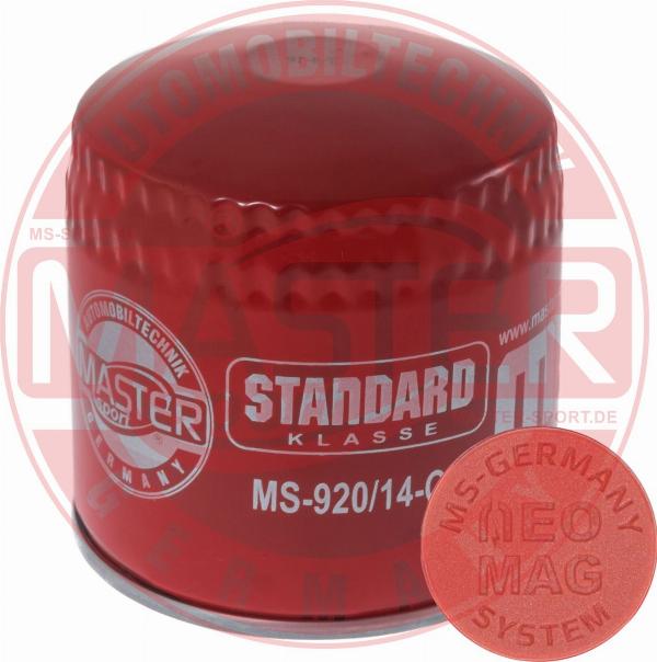 MASTER-SPORT 920/14-OFMG-PCS-MS - Filtro olio www.autoricambi360.it