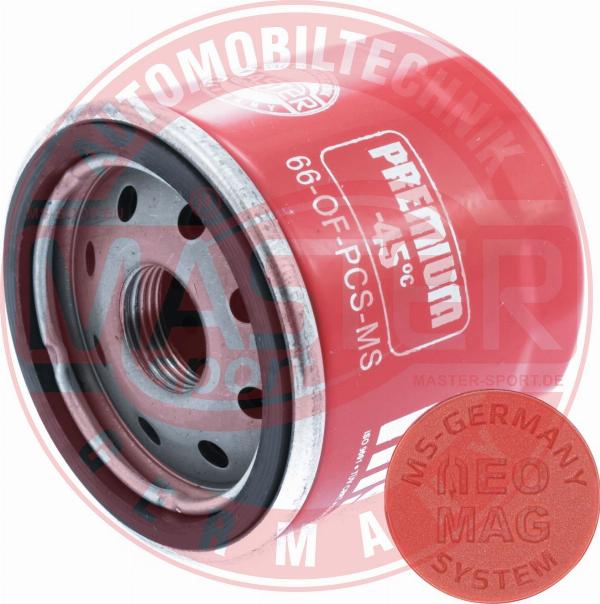 MASTER-SPORT 66-OFMG-PCS-MS - Filtro olio www.autoricambi360.it