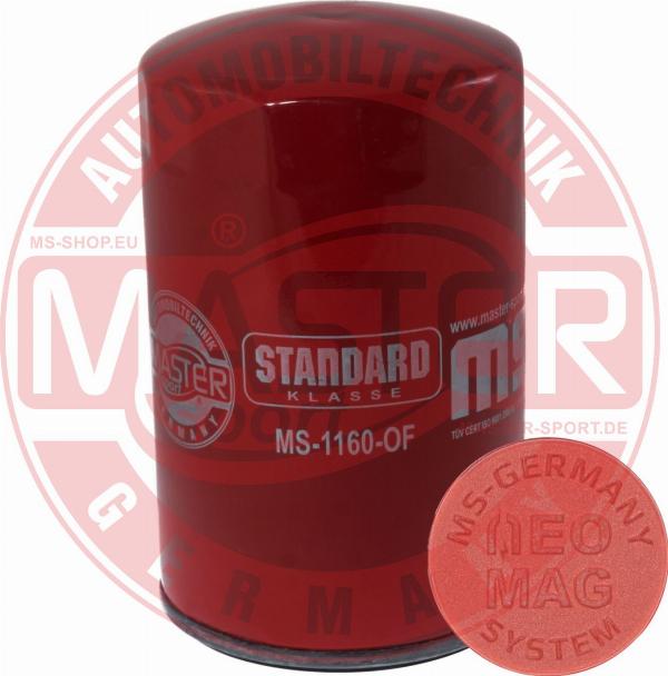 MASTER-SPORT 1160-OFMG-PCS-MS - Filtro olio www.autoricambi360.it