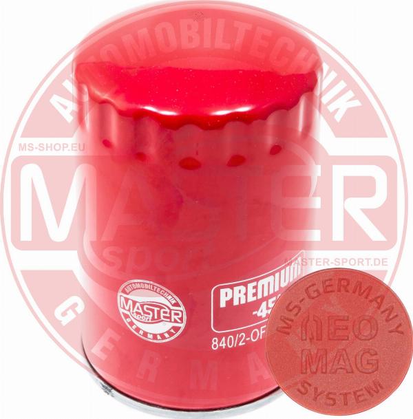 MASTER-SPORT 840/2-OFMG-PCS-MS - Filtro olio www.autoricambi360.it
