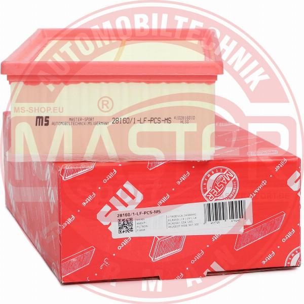 MASTER-SPORT 28160/1-LF-PCS-MS - Filtro aria www.autoricambi360.it