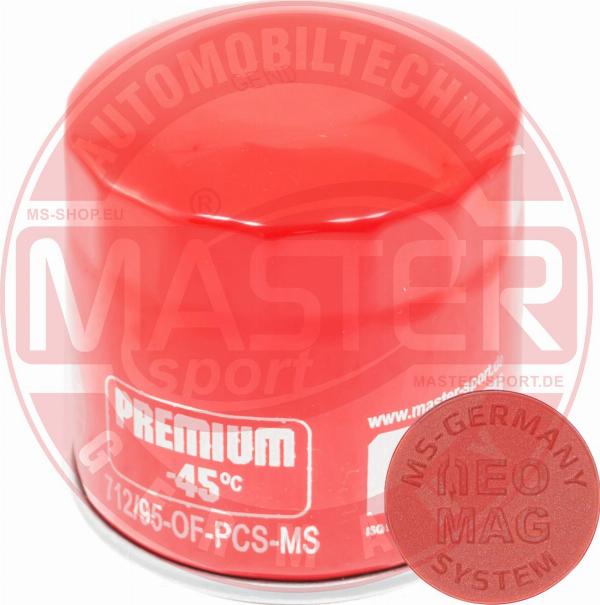 MASTER-SPORT 712/95-OFMG-PCS-MS - Filtro olio www.autoricambi360.it
