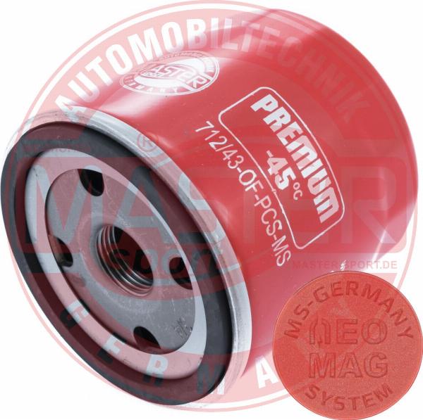 MASTER-SPORT 712/43-OFMG-PCS-MS - Filtro olio www.autoricambi360.it