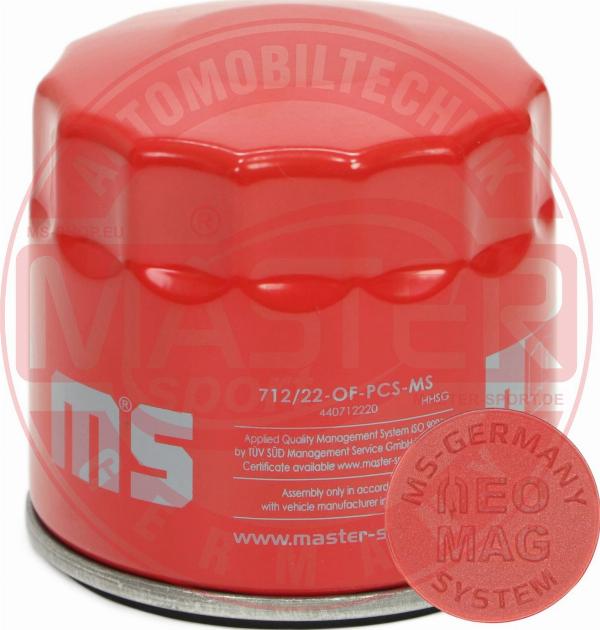MASTER-SPORT 712/22-OFMG-PCS-MS - Filtro olio www.autoricambi360.it
