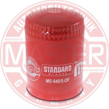 MASTER-SPORT 940/5-OF-PCS-MS - Filtro olio www.autoricambi360.it