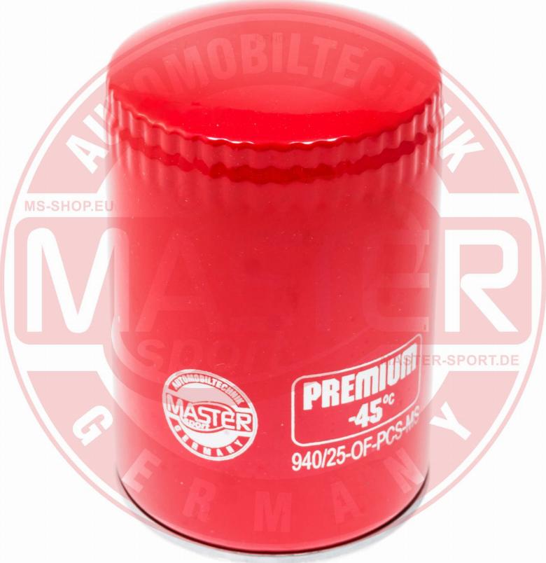 MASTER-SPORT 940/25-OF-PCS-MS - Filtro olio www.autoricambi360.it