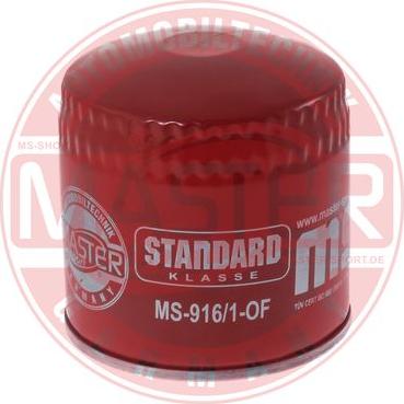 MASTER-SPORT 916/1-OF-PCS-MS - Filtro olio www.autoricambi360.it