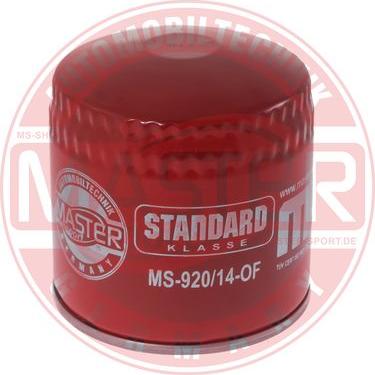 MASTER-SPORT 920/14-OF-PCS-MS - Filtro olio www.autoricambi360.it