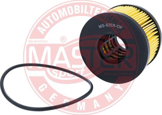 MASTER-SPORT 920X-OF-PCS-MS - Filtro olio www.autoricambi360.it