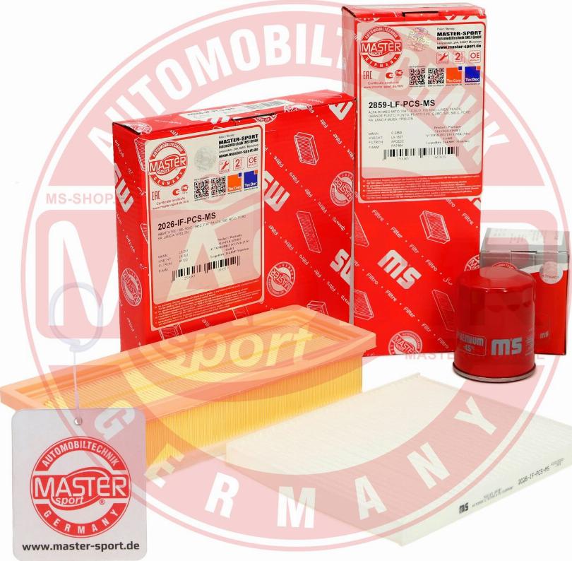 MASTER-SPORT 450001142P - Kit filtri www.autoricambi360.it