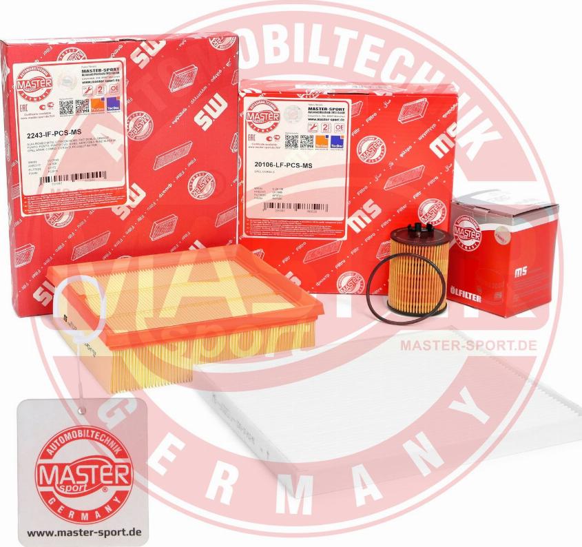 MASTER-SPORT 450001322P - Kit filtri www.autoricambi360.it