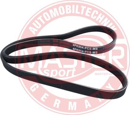 MASTER-SPORT 4PK954-PCS-MS - Cinghia Poly-V www.autoricambi360.it