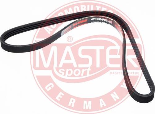 MASTER-SPORT 4PK938-PCS-MS - Cinghia Poly-V www.autoricambi360.it