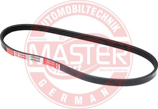MASTER-SPORT 4PK698-PCS-MS - Cinghia Poly-V www.autoricambi360.it