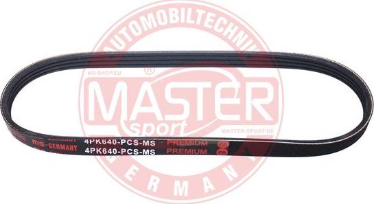 MASTER-SPORT 4PK640-PCS-MS - Cinghia Poly-V www.autoricambi360.it
