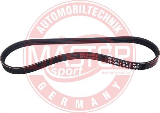 MASTER-SPORT 4PK665-PCS-MS - Cinghia Poly-V www.autoricambi360.it