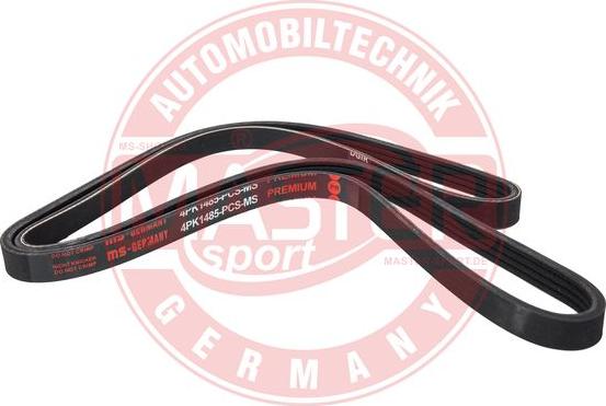 MASTER-SPORT 4PK1485-PCS-MS - Cinghia Poly-V www.autoricambi360.it