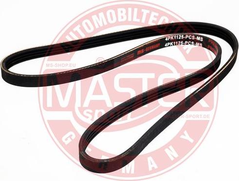 MASTER-SPORT 4PK1125-PCS-MS - Cinghia Poly-V www.autoricambi360.it