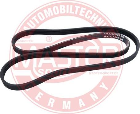 MASTER-SPORT 4PK1237-PCS-MS - Cinghia Poly-V www.autoricambi360.it