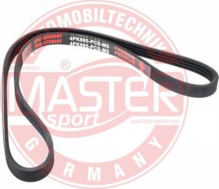 MASTER-SPORT 4PK895-PCS-MS - Cinghia Poly-V www.autoricambi360.it