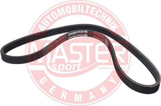 MASTER-SPORT 4PK855-PCS-MS - Cinghia Poly-V www.autoricambi360.it