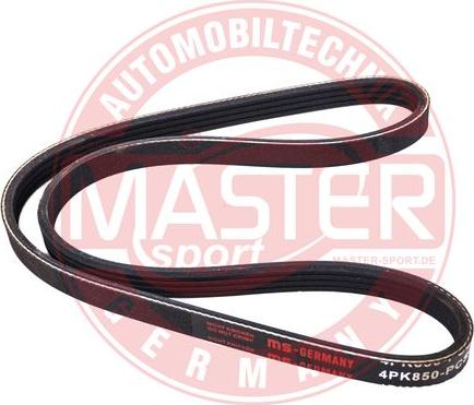 MASTER-SPORT 4PK850-PCS-MS - Cinghia Poly-V www.autoricambi360.it