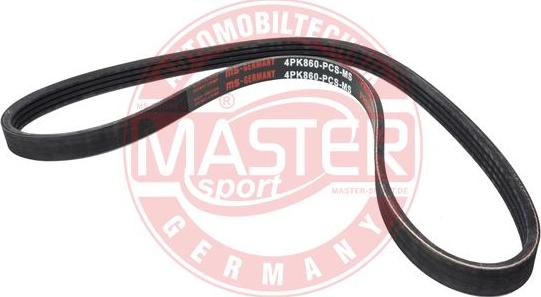 MASTER-SPORT 4PK860-PCS-MS - Cinghia Poly-V www.autoricambi360.it