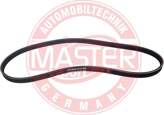 MASTER-SPORT 4PK868-PCS-MS - Cinghia Poly-V www.autoricambi360.it