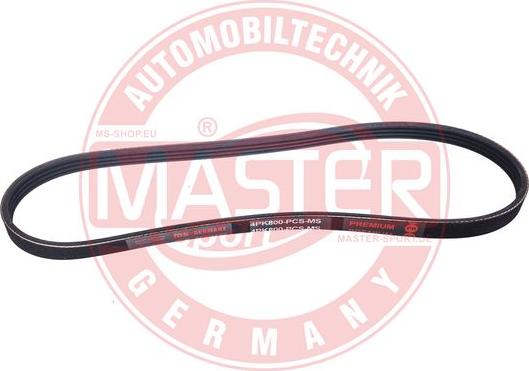 MASTER-SPORT 4PK800-PCS-MS - Cinghia Poly-V www.autoricambi360.it