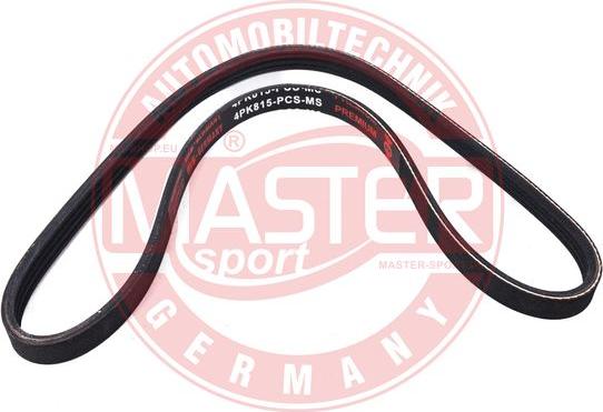 MASTER-SPORT 4PK815-PCS-MS - Cinghia Poly-V www.autoricambi360.it