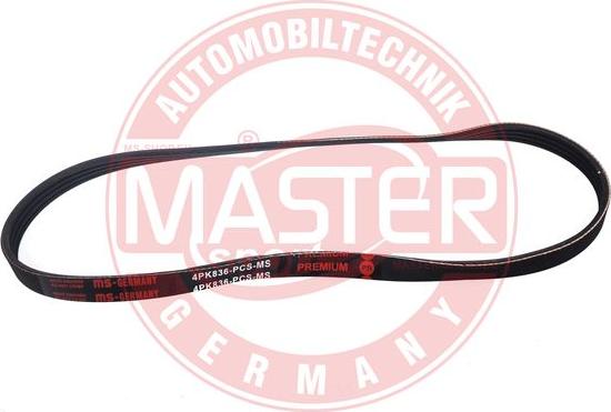 MASTER-SPORT 4PK836-PCS-MS - Cinghia Poly-V www.autoricambi360.it